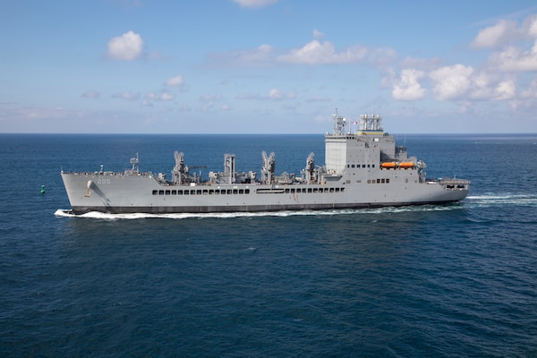 First T-AO, USNS John Lewis completes builder’s trials