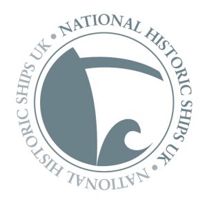NHS logo circle white Historic Ships 2023 e1688635839973