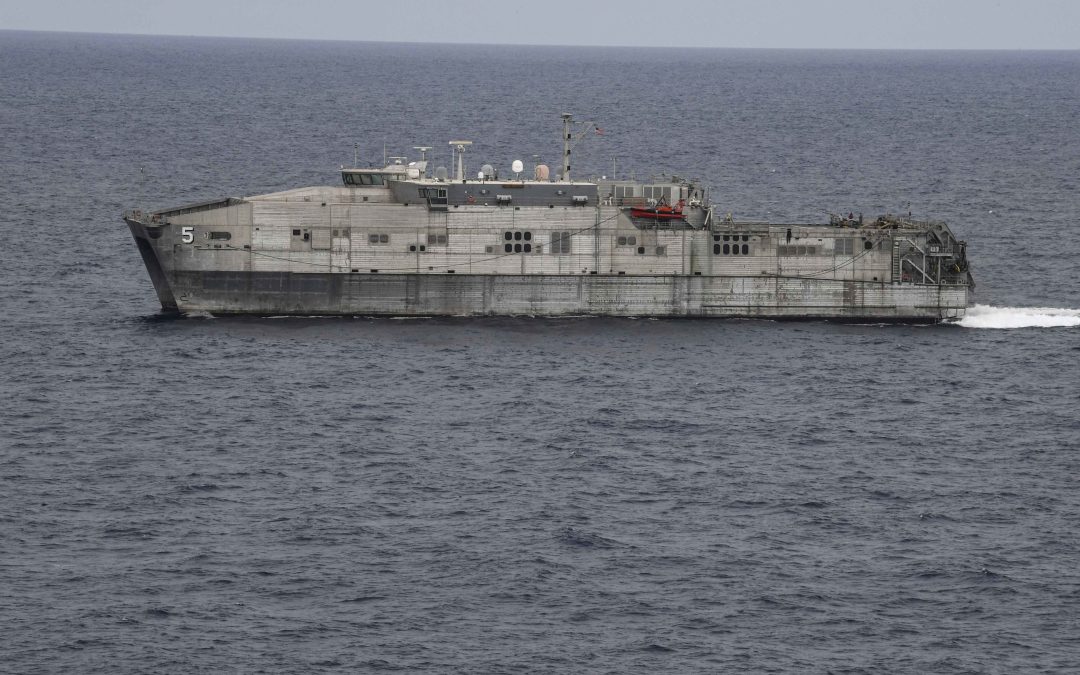 Austal USA launches another Expeditionary Fast Transport vessel