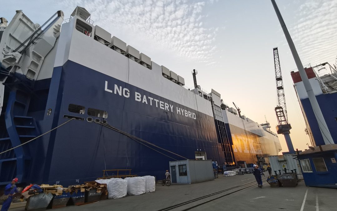 NYK’s LNG-hybrid PCTCs are 40% more energy efficient