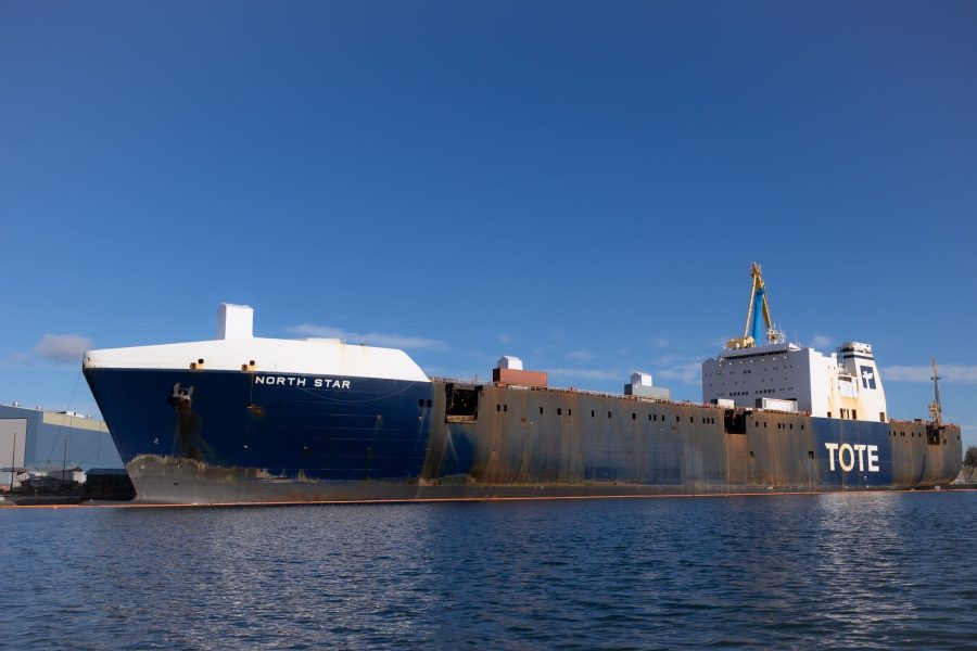 North Star at Victoria Shipyards for its LNG dual fuel conversion
