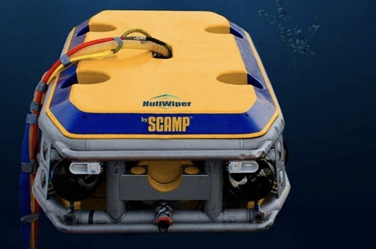 Scamp ROV Hull cleaning machines meet demanding environmental standards