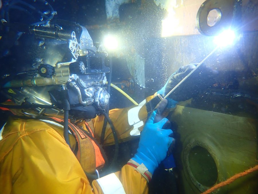 Wärtsilä Underwater Services has seen a good increase in standard underwater repair activity over the past year