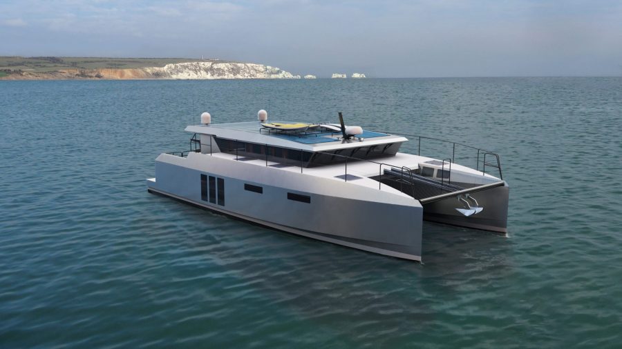 The Archipelago zero.63 catamaran concept was designed to eliminate slamming