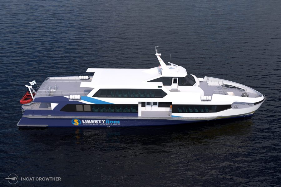 Each Liberty Lines hybrid ferry will have a service speed of 28knots
