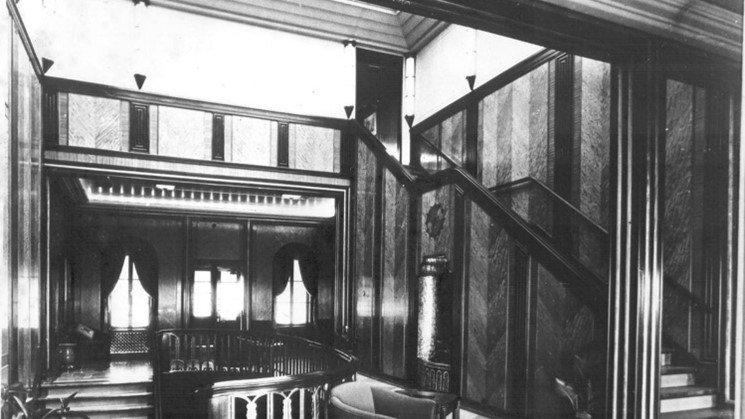 Stair on SS President Coolidge