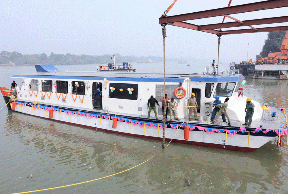 Successful launch for Indian electric ferry