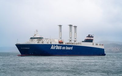 bound4blue completes first suction sails installation on ro-ro vessel