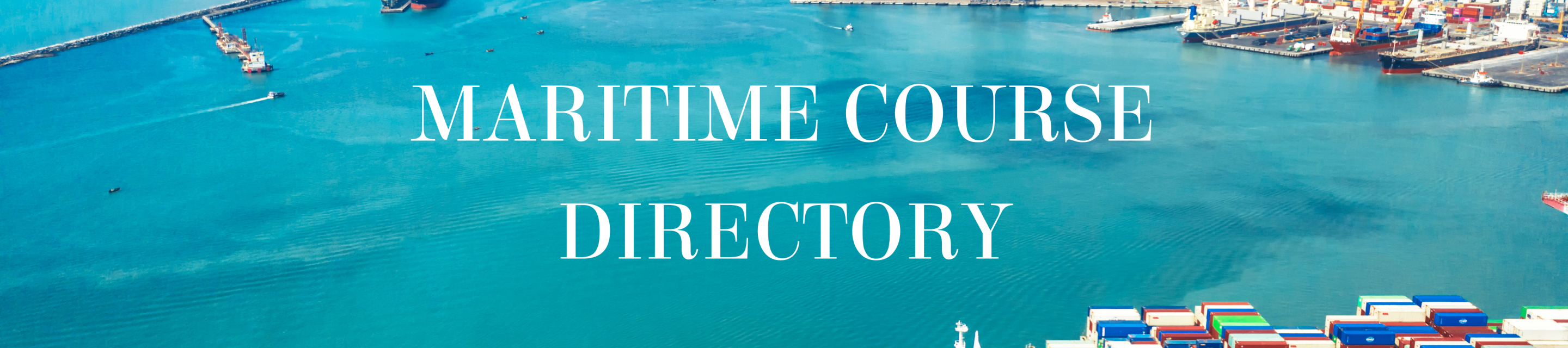 maritime course directory