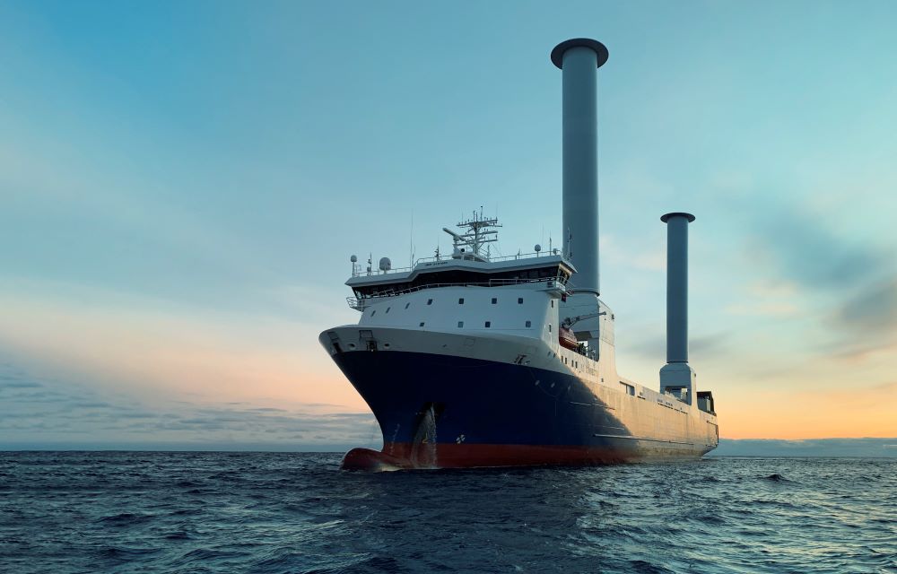 Harnessing wind power for the next generation of sustainable shipping