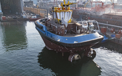 First electric tug for Latin America leaves the blocks