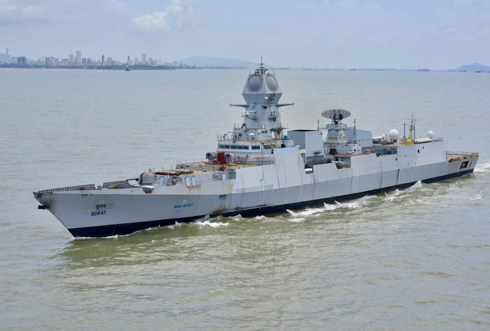 “Significant milestone” for homebuilt Indian Navy vessels