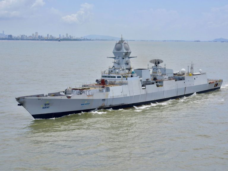 INS Surat maiden trialRS