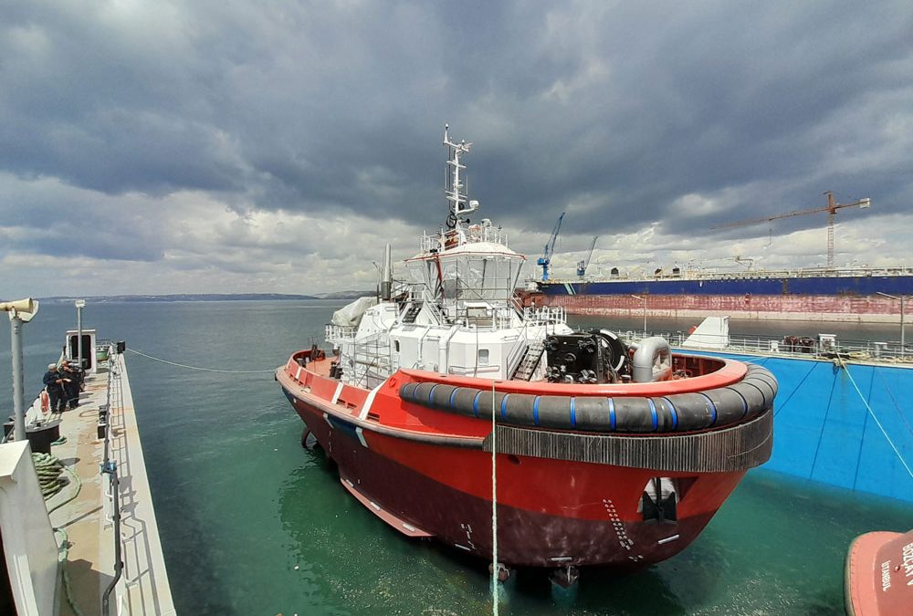 Sanmar launches first tugboat for Greece