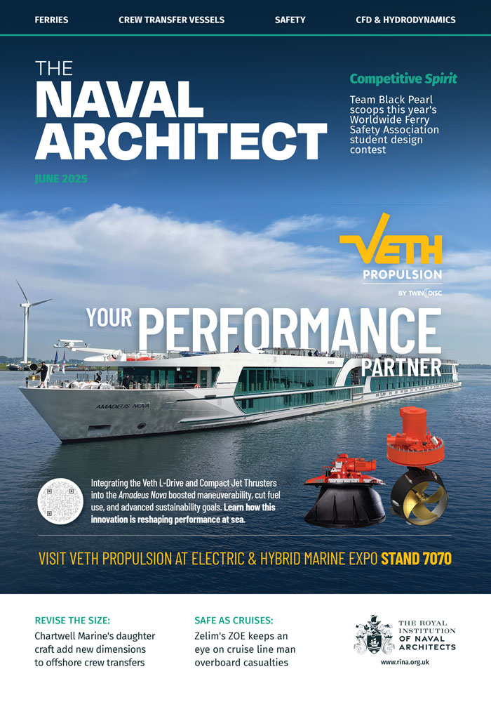 The Naval Architect May 2025 front cover