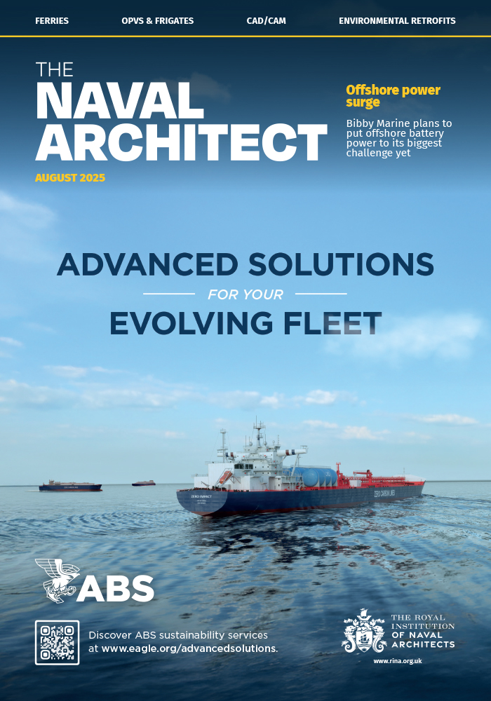 The Naval Architect May 2025 front cover