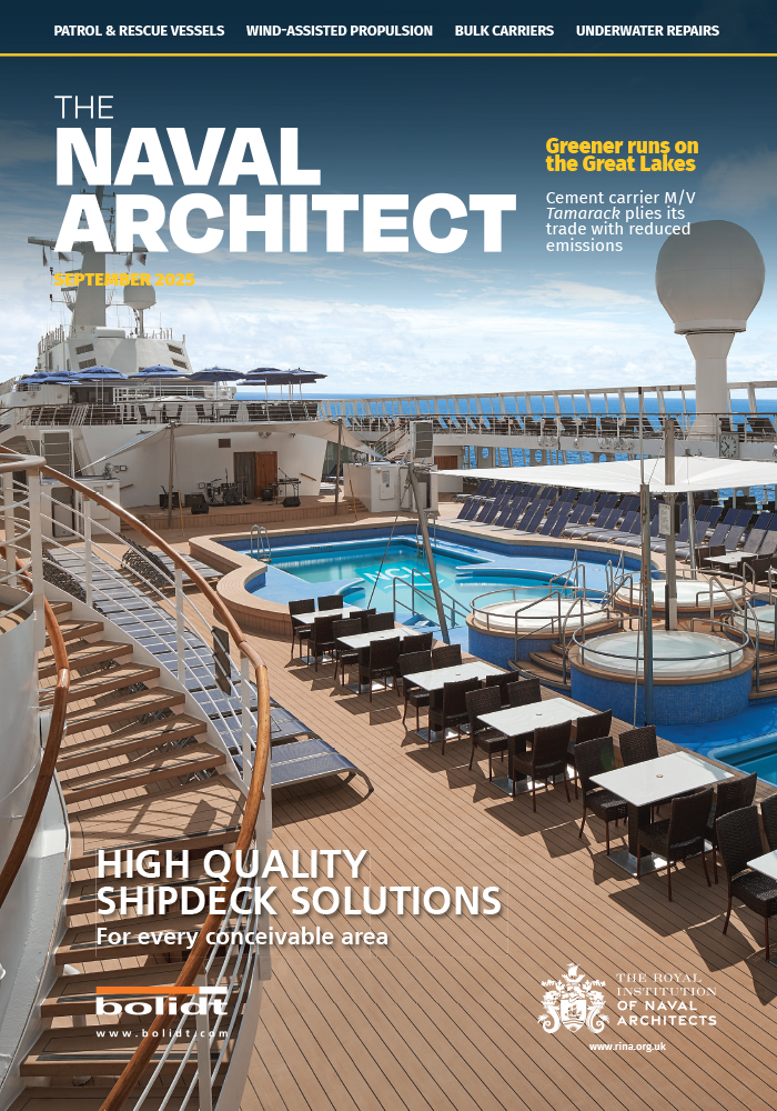 The Naval Architect May 2025 front cover