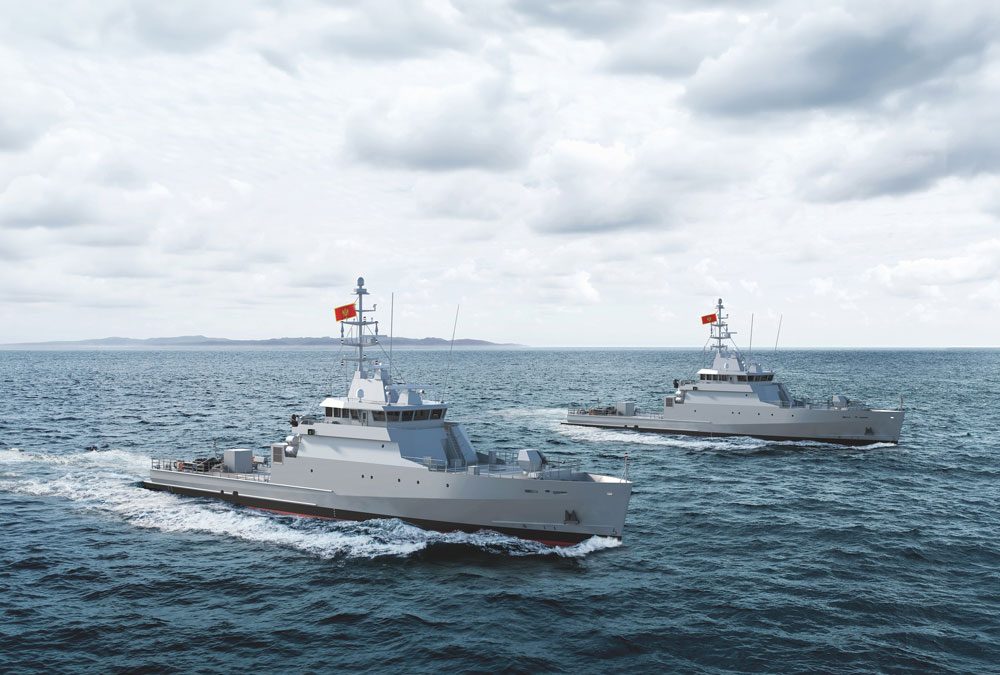 Defence duo under construction for Montenegro