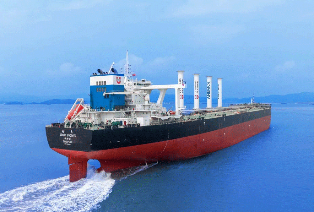 Anemoi completes Rotor Sail retrofit on ore carrier