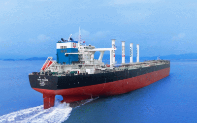 Anemoi completes Rotor Sail retrofit on ore carrier