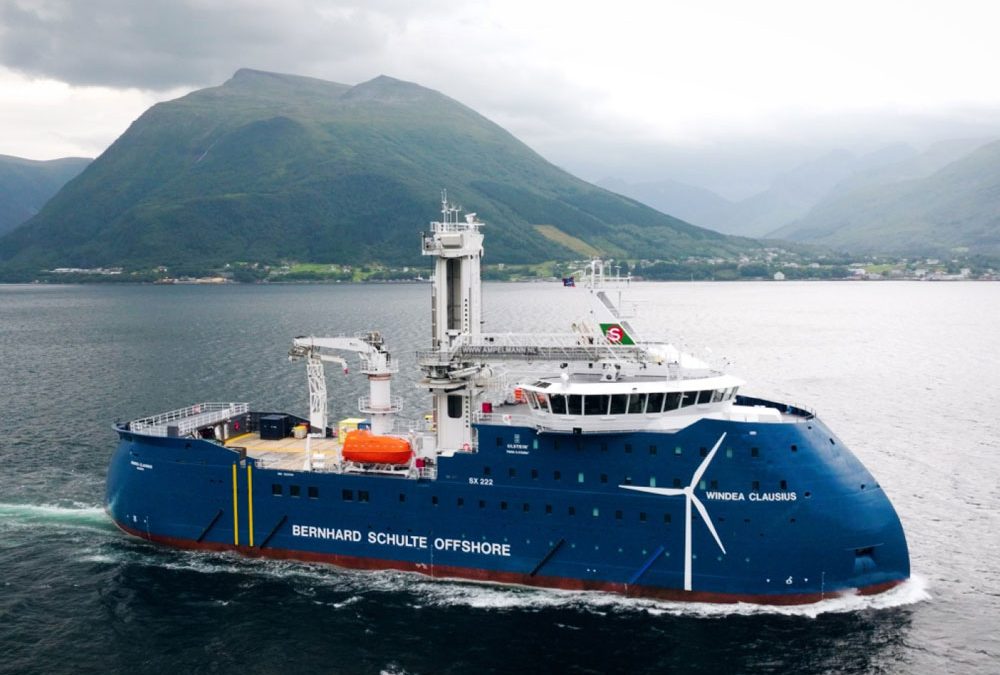 Hybrid CSOV ‘Windea Clausius’ joins Bernhard Schulte Offshore fleet